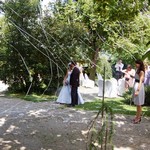 Konfetov� oh�ostroj po ob�adu