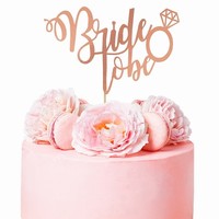 Zapch na dort "Bride to be", rov zlato