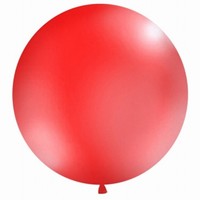 Balón Jumbo červený 1m