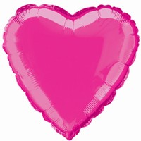 Balónek fóliový srdce Hot pink