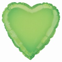 Balónek fóliový srdce Lime green