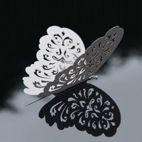 Motýl dekorační krajkový 10ks