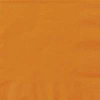 Ubrousky paprov 20ks Pumpkin Orange