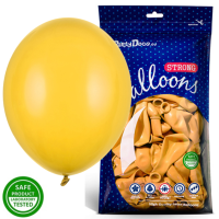Balónek latexový 27 cm sv.žlutá 100 ks