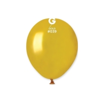Balónky dekorační zlaté 13 cm 100 ks