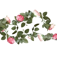 Girlanda umělé květy Růže 2 m
