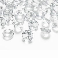 Konfetky diamantové transparentní 20mm