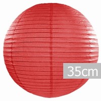 Lampion kulat 35cm erven