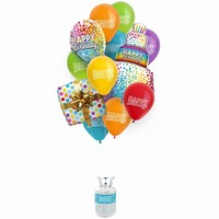 SET HELIUM a balónky Happy Birthday