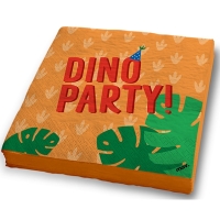 Ubrousky paprov Dino party Color 33 x 33 cm 20 ks