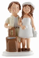 Svatební figurka Cestovatelé 1ks