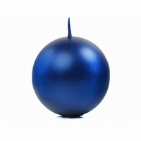 Svka koule metalick 8cm modr