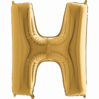 Balónek zlatý písmeno  H