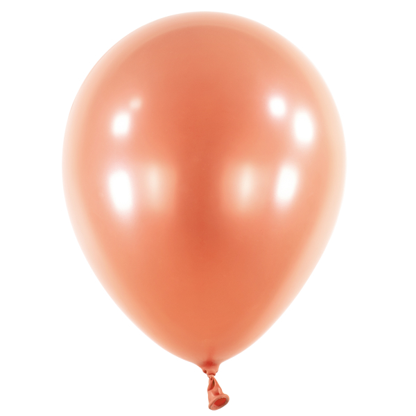 Balnky latexov dekoratrsk Pearl Rose Gold 35 cm 50 ks