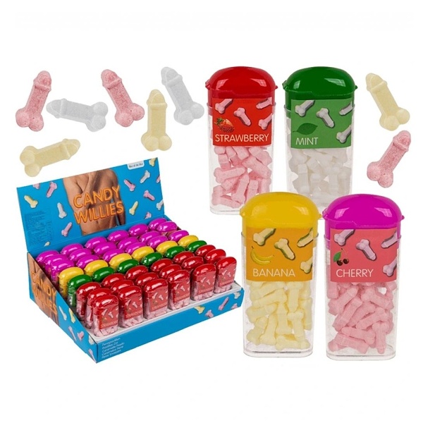 Bonbóny ve tvaru penisu mix příchutí