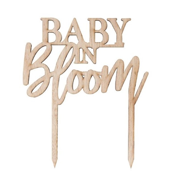 DEKORACE na dort devn Baby in bloom 14,5cm
