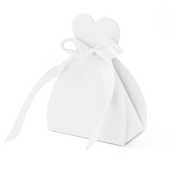 Krabiky na dreky se stuhou Nevsta 6,5 x 3 x 5 cm 10 ks