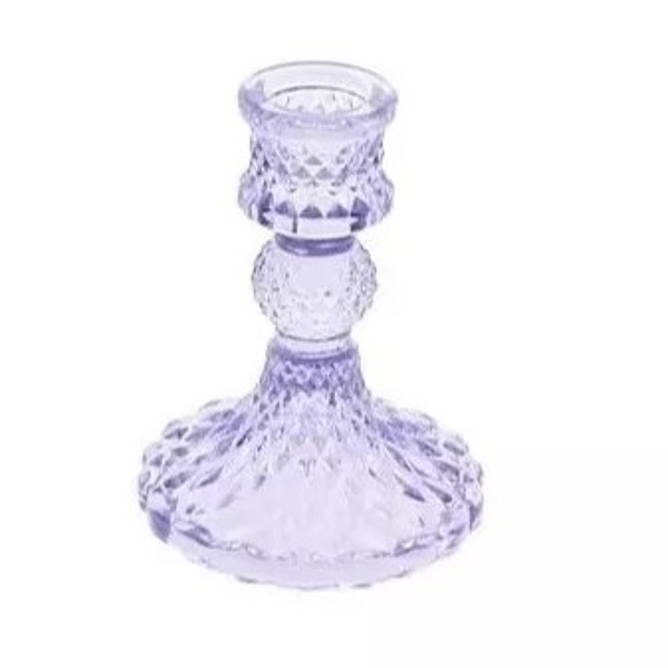 Svcen sklenn na noce pro zkou svku levandulov 8 x 10,5 cm