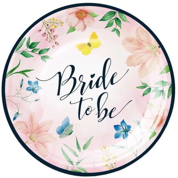 Talky paprov Bride to be Flowers 18 cm 6 ks