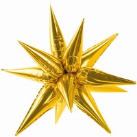 BALNEK fliov Hvzda 3D 70cm zlat