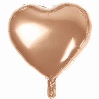 BALÓNEK fóliový Srdce Rose Gold 46cm