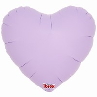 BALÓNEK fóliový Srdce pastelové lila 35cm 5ks