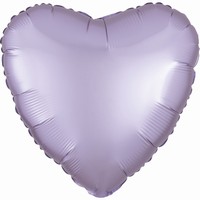 BALÓNEK fóliový Srdce saténové lila 45cm