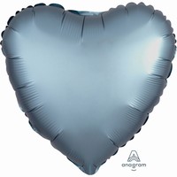 BALNEK fliov Srdce satnov ocelov modr 45cm