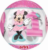 BALNKOV bublina ORBZ Minnie 1st Birthday rov 38x40cm