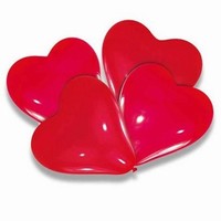 BALNKY latexov Srdce 4ks 30 cm
