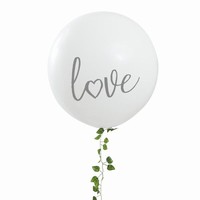 BALN latexov bl Love 90cm s lstekovou girlandou 1,5m