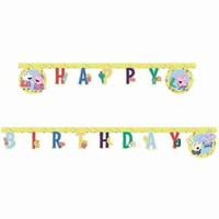 BANNER Happy Birthday Prastko Peppa 230cm
