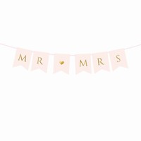 BANNER Mr & Mrs svtle rov 85cm
