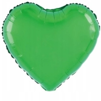 Balnek fliov Srdce zelen 45 cm