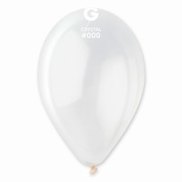 Balónek latexový transparentní 30 cm - 1 ks