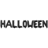 Balnkov npis Halloween ern 280 x 46 cm