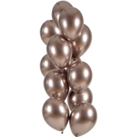 Balnky latexov Ultra Shine Rose Gold 33 cm 12 ks
