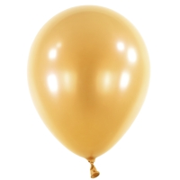 Balónky latexové dekoratérské Pearl zlaté 35 cm 50 ks