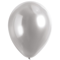 Balnky latexov dekoratrsk satnov platinov 27,5 cm 50 ks