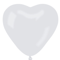 Balnky latexov srdce bl pastelov 25 cm 50 ks