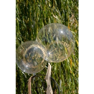 Balnov bulblina transparentn Love 60 cm