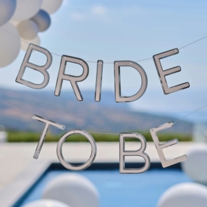 Banner Bride to be stbrn