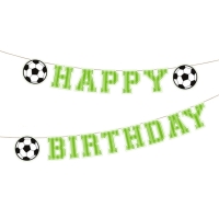 Banner Happy Birthday Fotbal 250 cm