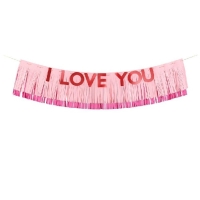 Banner I Love You, 150x30 cm