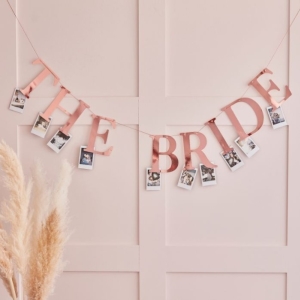 Banner The Bride s kolky na fotky Rose Gold 1,5 m