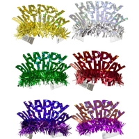 elenky holografick Happy Birthday mix barev 6 ks