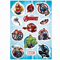 Dekorace z fondnovho listu Avengers - k vystien