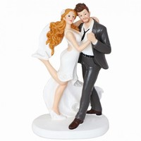 FIGURKA na dort Tančící ženich a nevěsta 18,8cm