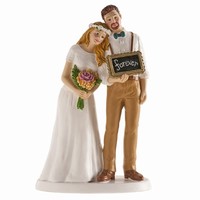 Figurka na dort Svatebn pr Forever 16 cm