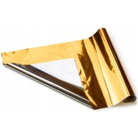 Flie dekorativn metalick, zlato-stbrn, 0,5x25m